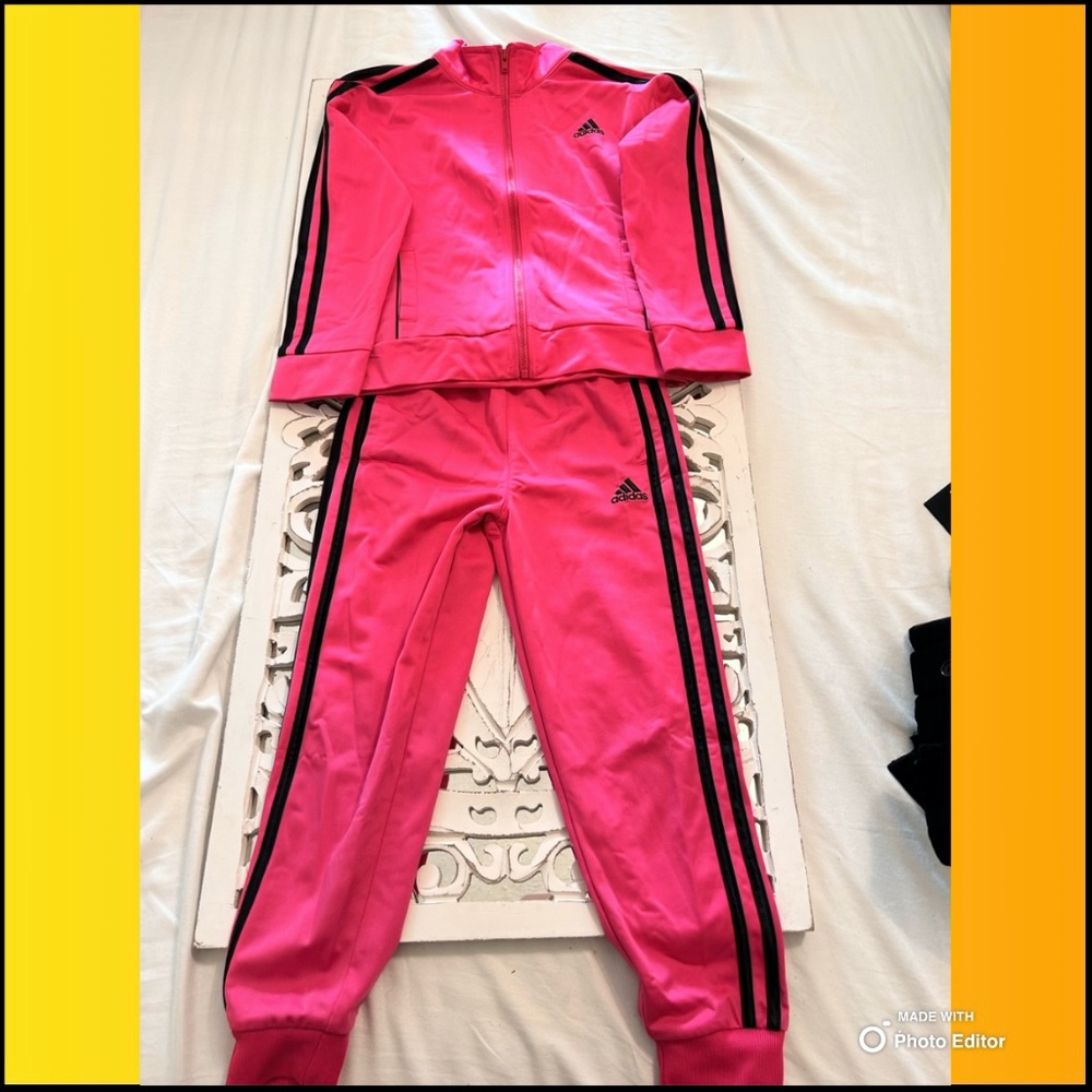 KIDS ADIDAS PINK SET